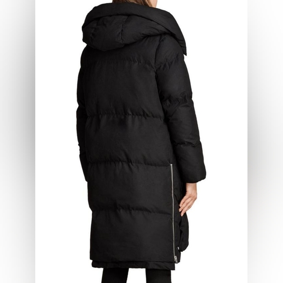 All Saints Ester Puffer Parka Coat - Picture 3 of 15